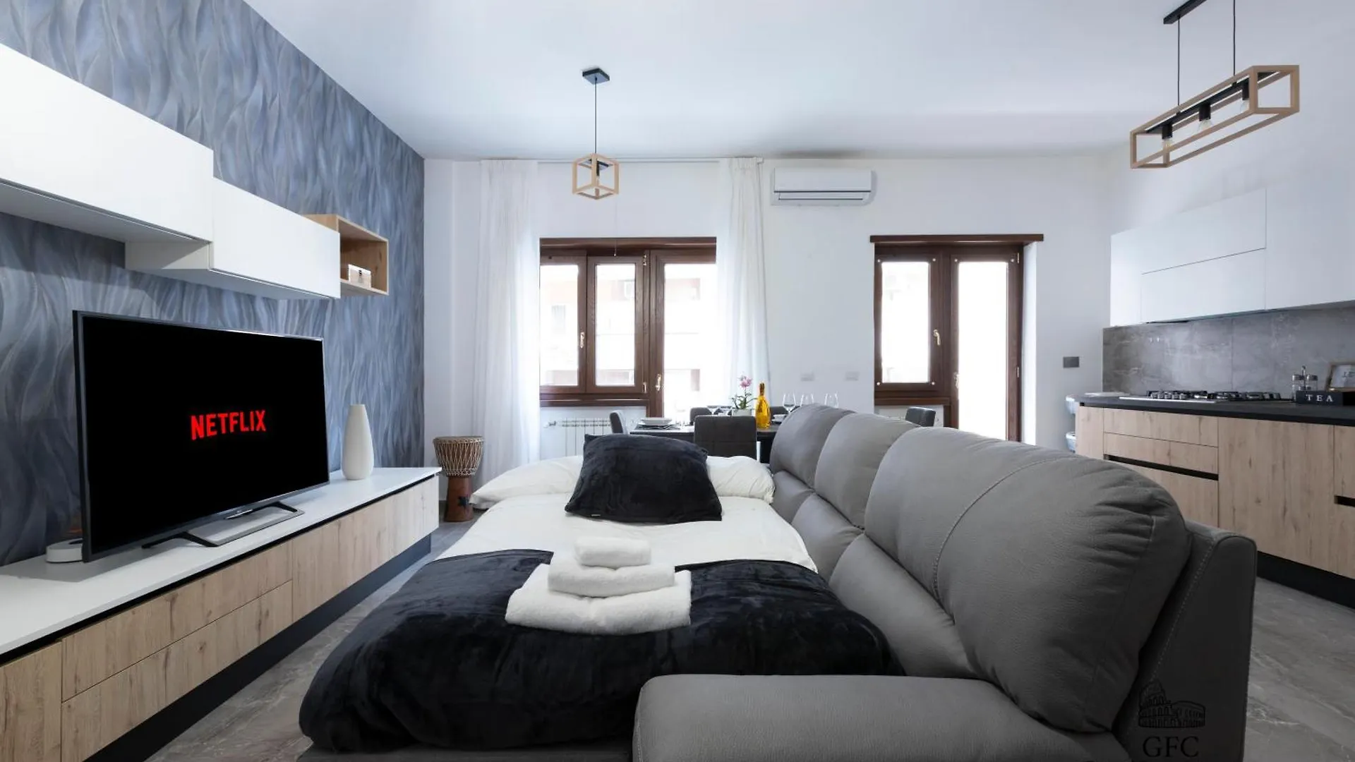 Gfc Eternal Rome Apartment - 5Min To Tiburtina Station Metrob, 2 Bathrooms, Terrace, A-C