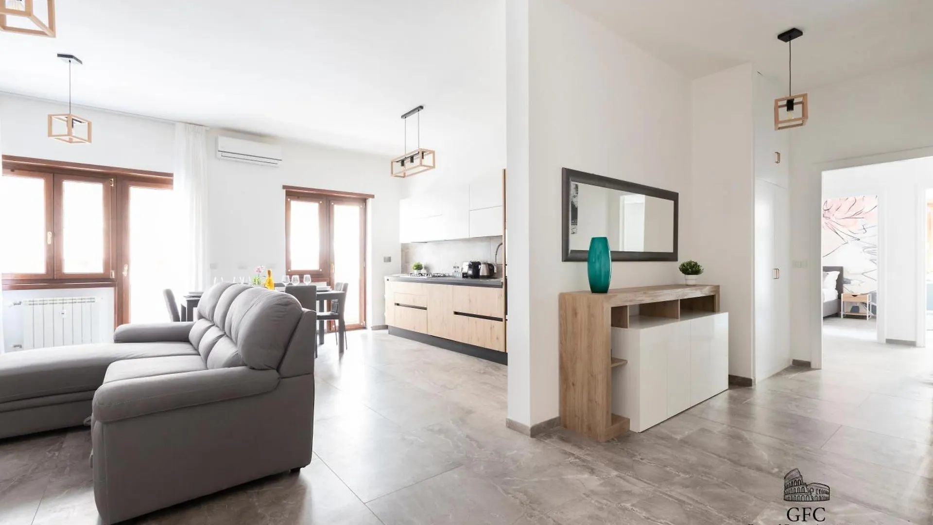 Gfc Eternal Rome Apartment - 5Min To Tiburtina Station Metrob, 2 Bathrooms, Terrace, A-C Italy