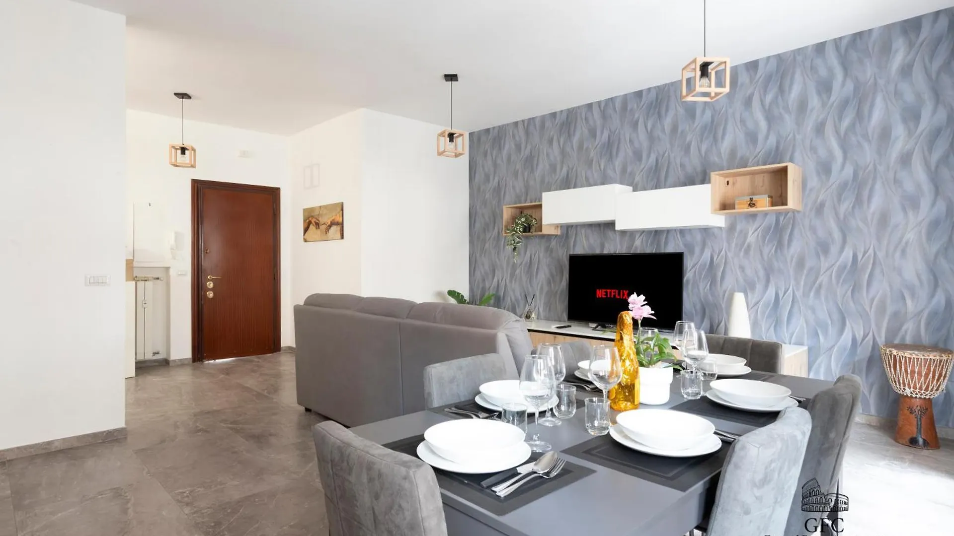 Gfc Eternal Rome Apartment - 5Min To Tiburtina Station Metrob, 2 Bathrooms, Terrace, A-C