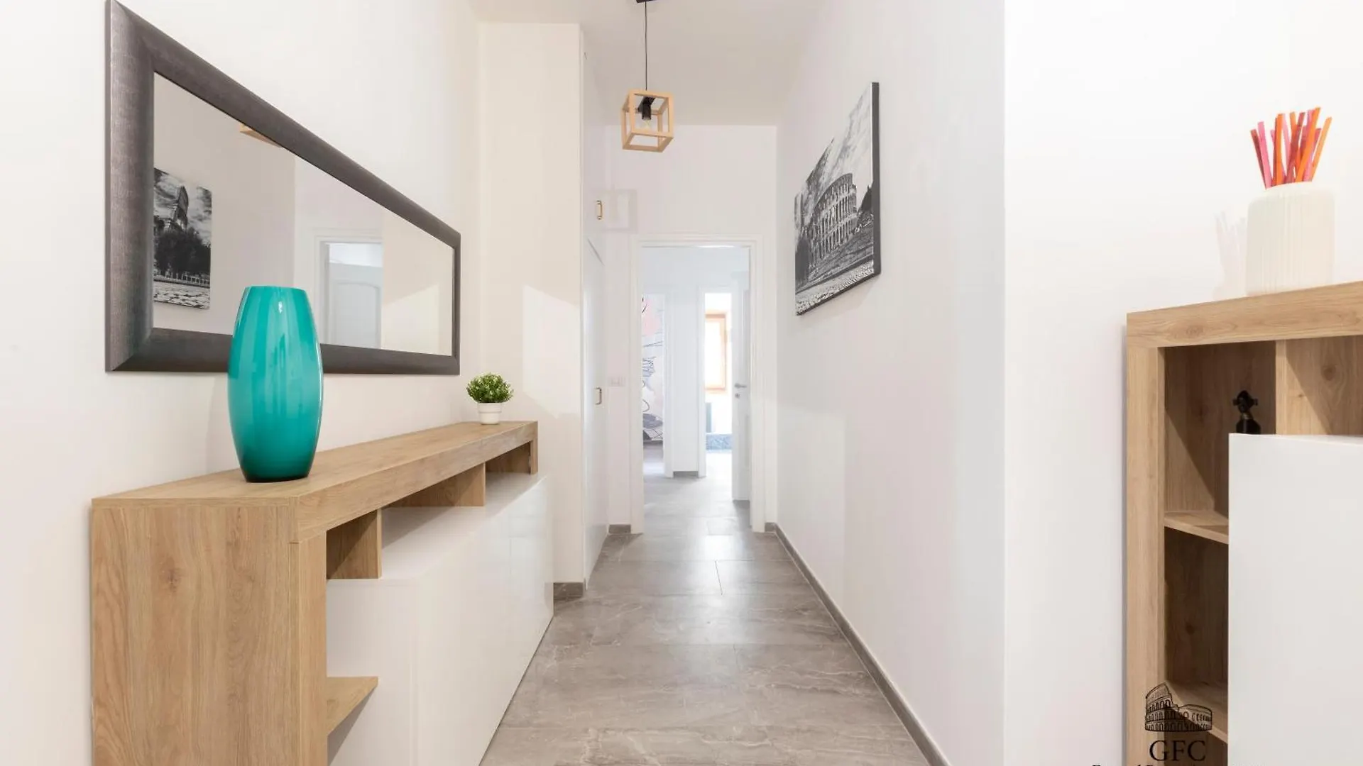 Gfc Eternal Rome Apartment - 5Min To Tiburtina Station Metrob, 2 Bathrooms, Terrace, A-C Italy